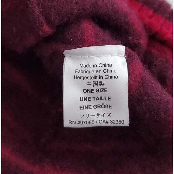 Outdoor Research Women's Lambswool Trista Beanie Hat Cap Red Pink Fuchsia - Picture 5 of 6